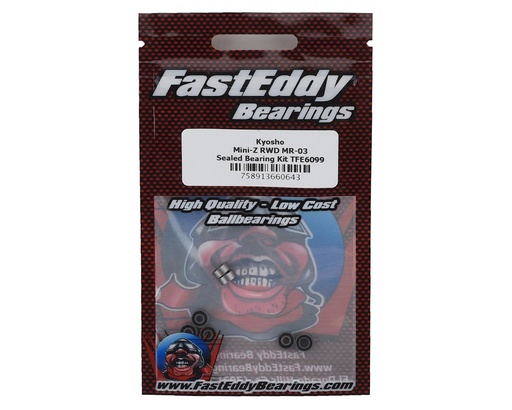 [TFE6099] FastEddy Kyosho Mini-Z RWD MR-03 Sealed Bearing Kit