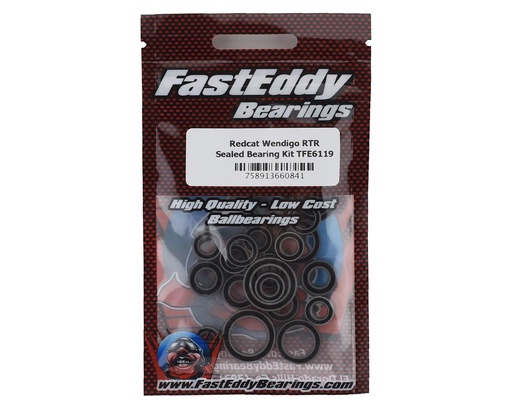 [TFE6119] FastEddy Redcat Wendigo Sealed Bearing Kit