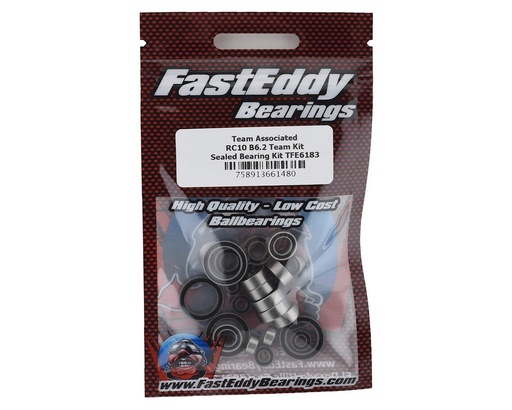 [TFE6183] FastEddy Associated RC10 B6.2 Team Kit Sealed Bearing Kit