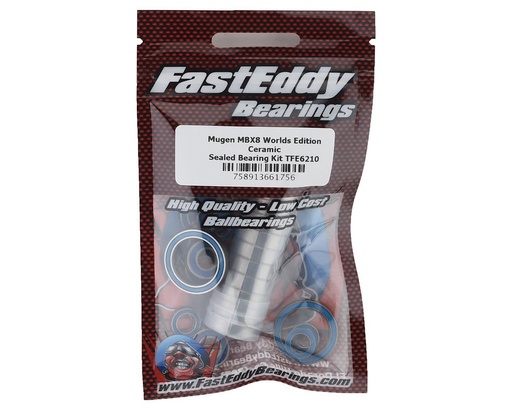 [TFE6210] FastEddy Mugen MBX8 Worlds Edition Ceramic Sealed Bearing Kit