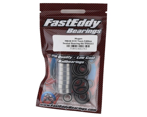 [TFE6211] FastEddy Mugen MBX8 ECO Team Edition Sealed Bearing Kit