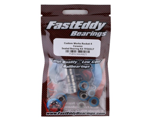 [TFE6517] FastEddy Custom Works Rocket 4 Ceramic Sealed Bearing Kit