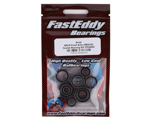 [TFE6695] FastEddy Axial RBX10 AR14 Front Axle Sealed Bearing Kit