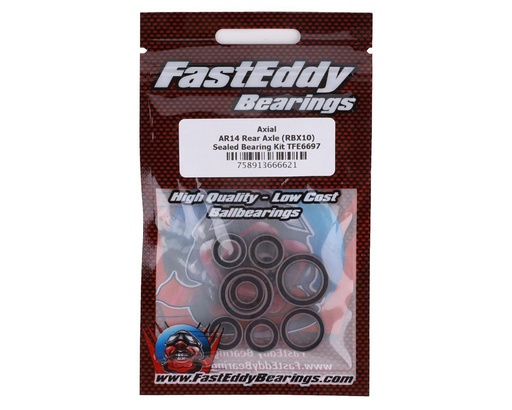 [TFE6697] FastEddy Axial RBX10 AR14 Rear Axle Sealed Bearing Kit