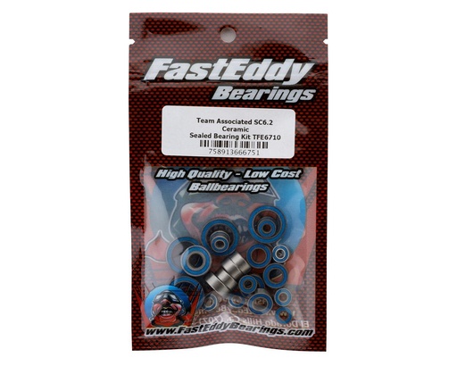 [TFE6710] FastEddy Team Associated RC10 SC6.2 Ceramic Sealed Bearing Kit