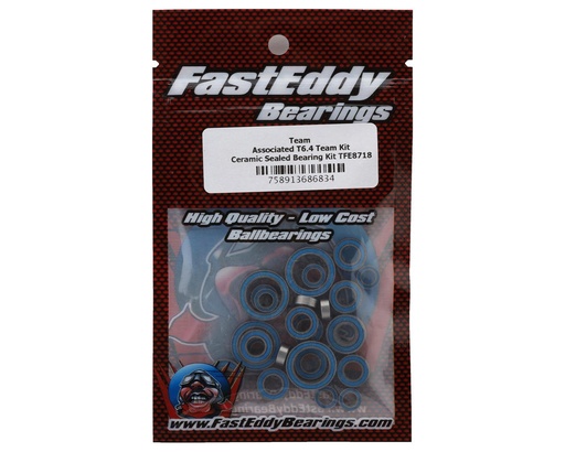 [TFE8718] FastEddy Team Associated RC10T6.4 Team Kit Ceramic Bearing Kit