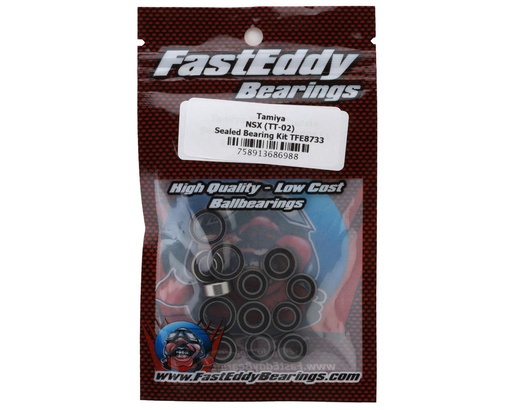 [TFE8733] FastEddy Tamiya NSX TT-02 Bearing Kit