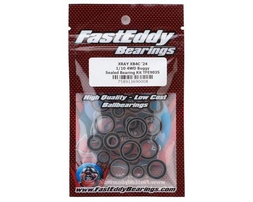 [TFE9035] FastEddy XRAY XB4C '24 1/10 4WD Buggy Sealed Bearing Kit