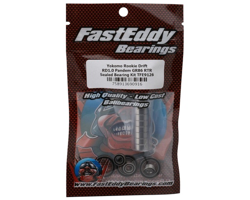 [TFE9126] FastEddy Yokomo Rookie Drift RD1.0 Pandem GR86 RTR Sealed Bearing Kit