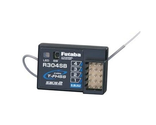 [FUT01102179-3] Futaba R304SB T-FHSS 4-Channel Telemetry Enabled 2.4GHz Receiver