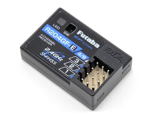 [FUT01102202-3] Futaba R204GF-E S-FHSS High Voltage 4-Channel 2.4GHz Micro Receiver