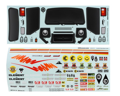 [ASC41145] Element RC Enduro12 Bushido Decal Sheets (2)