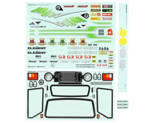 [ASC42175] Element RC Enduro Bushido Decal Sheets (2)