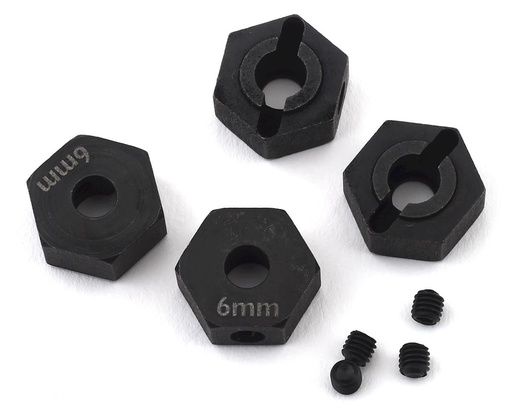 [ASC42076] Element RC Factory Team 6mm Steel Enduro Wheel Hexes (4)