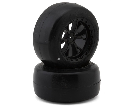 [XCE-0056.1] eXcelerate Super V Pre-Mounted Rear Drag Racing Tires (2) (White)