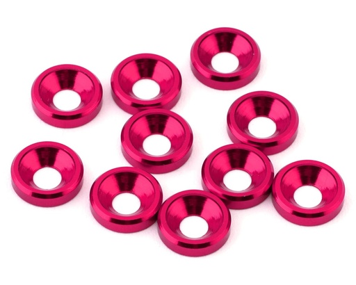 [XCE-0143.11] eXcelerate 3mm Countersunk Washers (Pink) (10)