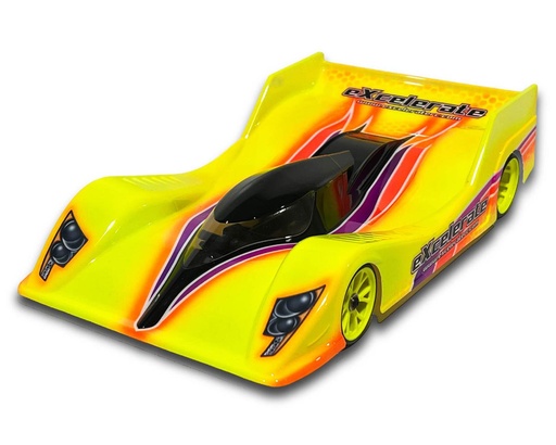 [XCE-0512.020] eXcelerate Maximus 24 1/12 On-Road Pan Car Body (.020") (Clear)