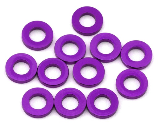 [XCE-1011.6] eXcelerate 3x6x1mm Aluminum Shims (Purple) (12)