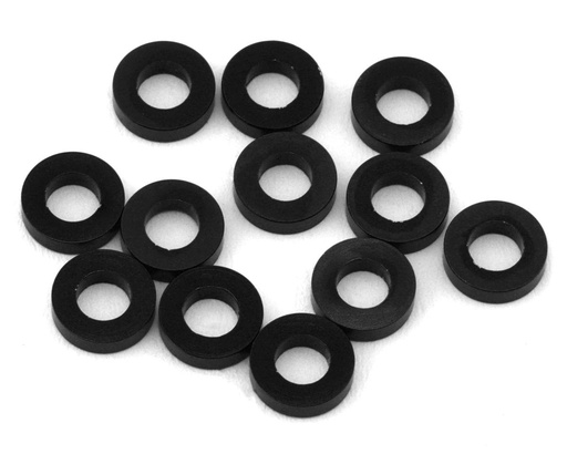 [XCE-1012.2] eXcelerate 3x6x1.5mm Aluminum Shims (Black) (12)