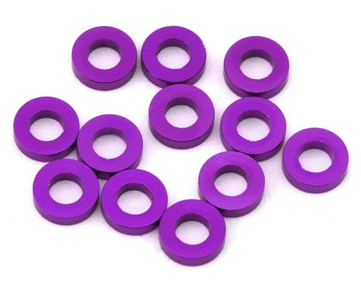 [XCE-1012.6] eXcelerate 3x6x1.5mm Aluminum Shims (Purple) (12)