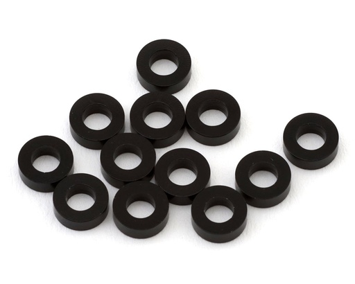 [XCE-1013.2] eXcelerate 3x6x2mm Aluminum Shims (Black) (12)