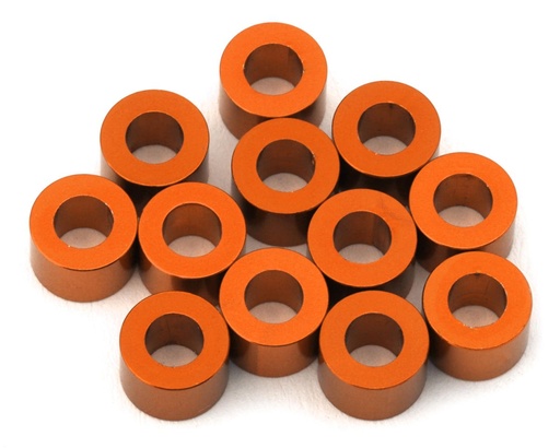 [XCE-1016.5] eXcelerate 3x6x3.5mm Aluminum Shims (Orange) (12)
