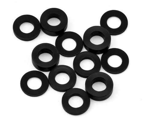 [XCE-1018.2] eXcelerate 3x6mm Aluminum Shim Pack (Black) (12) (0.5, 1.0, 2.0mm)