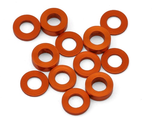 [XCE-1018.5] eXcelerate 3x6mm Aluminum Shim Pack (Orange) (12) (0.5, 1.0, 2.0mm)