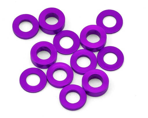 [XCE-1018.6] eXcelerate 3x6mm Aluminum Shim Pack (Purple) (12) (0.5, 1.0, 2.0mm)