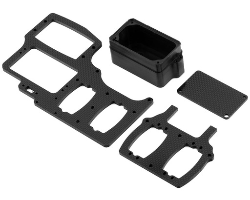 [XTR11121] Xtreme Racing Losi 5IVE-T 2.0 Carbon Fiber Dual Standard Servo Throttle Tray