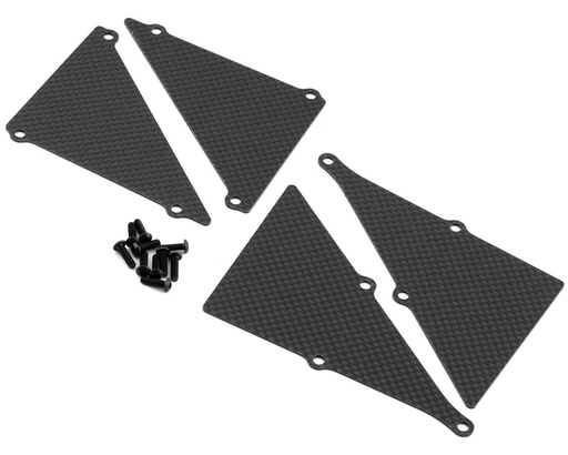 [XTR11134] Xtreme Racing Losi 5IVE-T 2.0 Carbon Fiber Front & Rear Splash Panels (4)