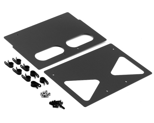 [XTR11181] Xtreme Racing Losi 5ive-T Carbon Fiber Lower & Upper Rear Window Panels Set