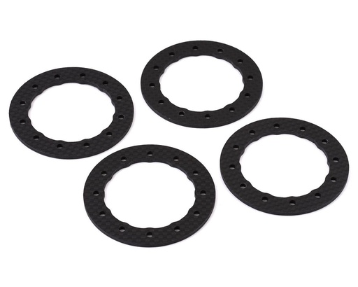 [XTR11296] Xtreme Racing Proline 12 Bolt 2mm Carbon Fiber Bead Loc Beads (4)