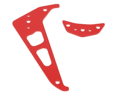 [XTR11750GR] Xtreme Racing Heli Align T-Rex 250 G-10 Tail Fin Set (Red)