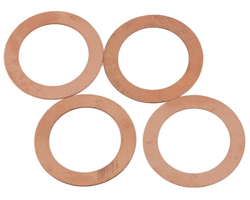 [NVE0501005] Nova Engines 16x22.5mm .21 Copper Head Gasket Shim Set (0.10/0.15/0.20)
