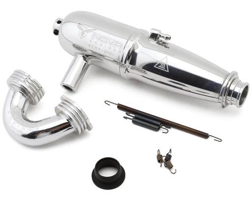 [NVE2008002] Nova Engines .21 On-Road Exhaust Pipe & GT Manifold (170°)