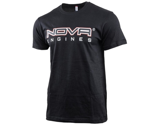 [NVE3201006XXL] Nova Engines Short Sleeve T-shirt (Black) (2XL)