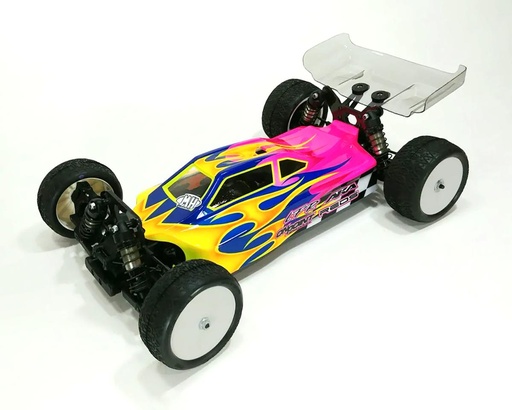 [LFRE3047] Leadfinger Racing XRAY XB4 A2 1/10 Buggy Body w/Tactic Wings (Clear)