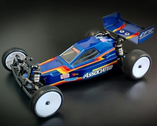 [LFRE3068] Leadfinger Racing Team Associated RC10B6.3 Retro-Mod 1/10 2WD Buggy Body (Clear)