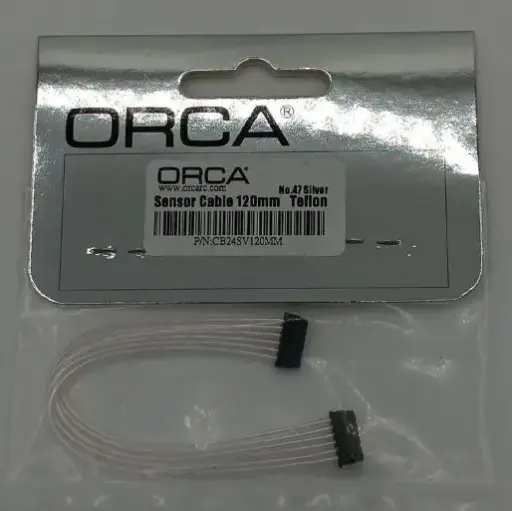 [CB24SV120MM] ORCA Teflon Silver Motor Sensor Wire 120mm *NEW*