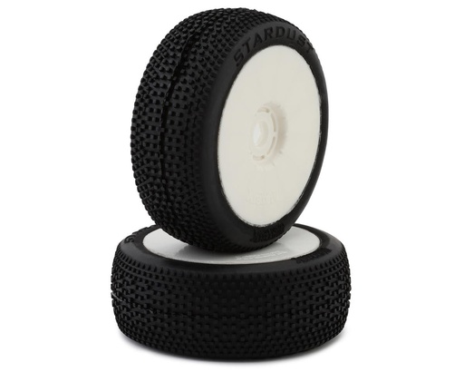[MTX-GL-STAUS] Matrix Tires Stardust 1/8 Off-Road Pre-Mounted Buggy Tires (White) (2) (Ultra Soft)