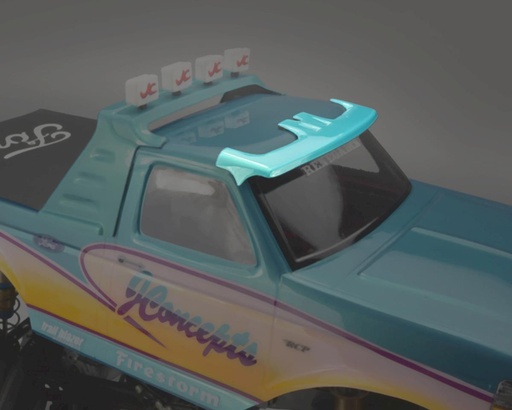 [JCO0303-2] JConcepts 1993 Ford F-250 Monster Truck Body Visor (Clear)