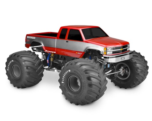 [JCO0339] JConcepts 1988 Chevy Silverado Extended Cab Monster Truck Body (Clear)