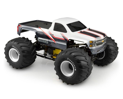 [JCO0372] JConcepts 2014 Chevy 1500 Monster Truck Body (Clear) (Single Cab)