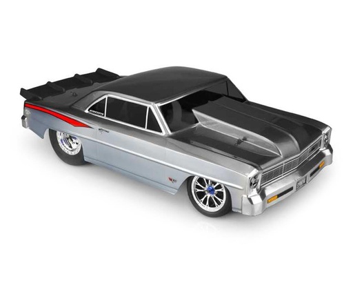 [JCO0398] JConcepts 1966 Chevy II Nova V2 Street Eliminator Drag Racing Body (Clear)