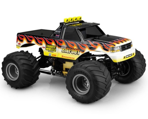 [JCO0404TW] JConcepts 1993 Ford F250 Raptor "BIGFOOT" Monster Truck Body (Clear) (13")