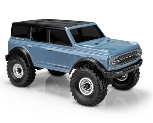 [JCO0437] JConcepts 2021 Ford Bronco 4 Door Rock Crawler Pre-Trimmed Body (Clear) (12.3")