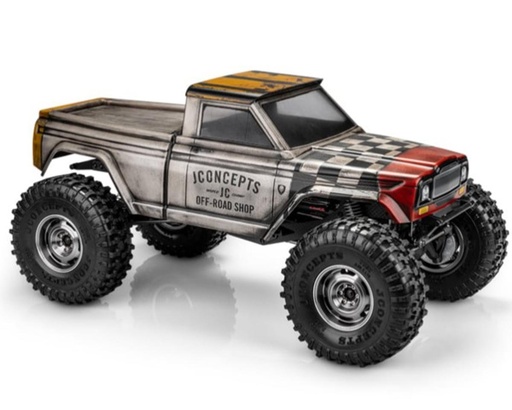 [JCO0457] JConcepts JCI Warlord Pre-Trimmed 1/10 Tucked Rock Crawler Body (Clear) (12.3")