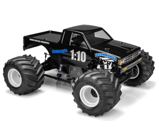 [JCO0607] JConcepts 1990 Chevy S10 Extended Cab 1/10 Monster Truck Body (Clear) (13.0”)