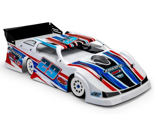 [JCO0611] JConcepts L8 Night G3 Speedway 1/10 Dirt Oval Latemodel Body w/Spoiler (Clear)